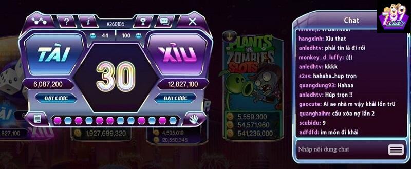 Trải nghiệm Tài Xỉu trên 789club